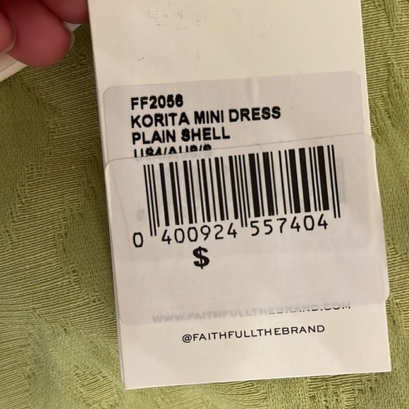 Faithfull the Brand White Korita Mini Dress - Picture 4 of 4